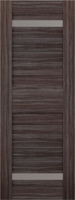 IMMA VETRO GRAY OAK SLAB BELLDINNI MODERN INTERIOR DOOR - 1