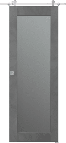 AVON 207 VETRO DARK URBAN BARN BELLDINNI MODERN INTERIOR DOOR - 1