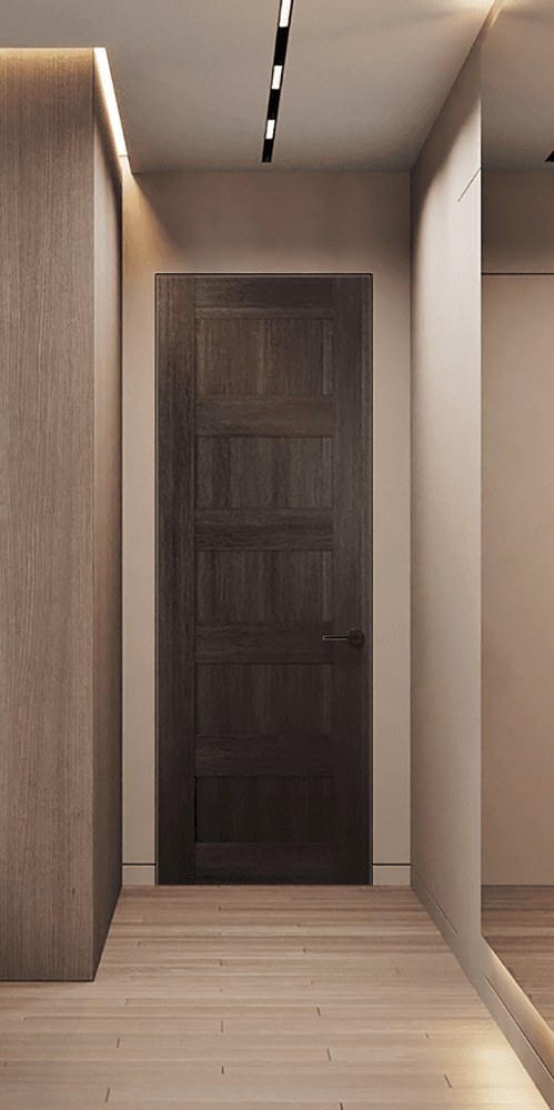 AVON 07 4R VERALINGA OAK INVISIBLE METAL FRAME BELLDINNI MODERN INTERIOR DOOR - 2