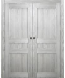 AVON 07 2R RIBEIRA ASH DOUBLE POCKET DOORS BELLDINNI MODERN INTERIOR DOOR - 1