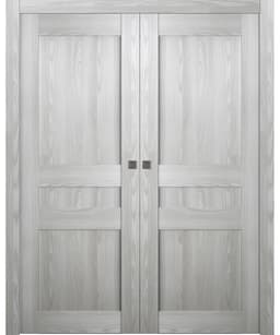 AVON 07 2R RIBEIRA ASH DOUBLE POCKET DOORS BELLDINNI MODERN INTERIOR DOOR - 1