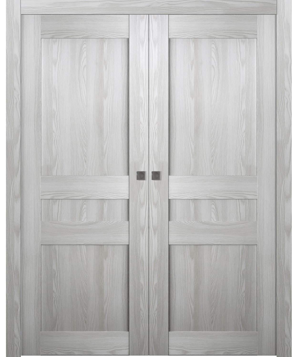 AVON 07 2R RIBEIRA ASH DOUBLE POCKET DOORS BELLDINNI MODERN INTERIOR DOOR - 1