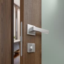 AVON 202 VETRO PECAN NUTWOOD INVISIBLE METAL FRAME BELLDINNI MODERN INTERIOR DOOR - 2
