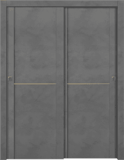 AVON 01 1H GOLD DARK URBAN BYPASS DOORS BELLDINNI MODERN INTERIOR DOOR - 1