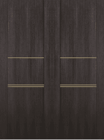 AVON 01 3H GOLD VERALINGA OAK DOUBLE BARN BELLDINNI MODERN INTERIOR DOOR - 2