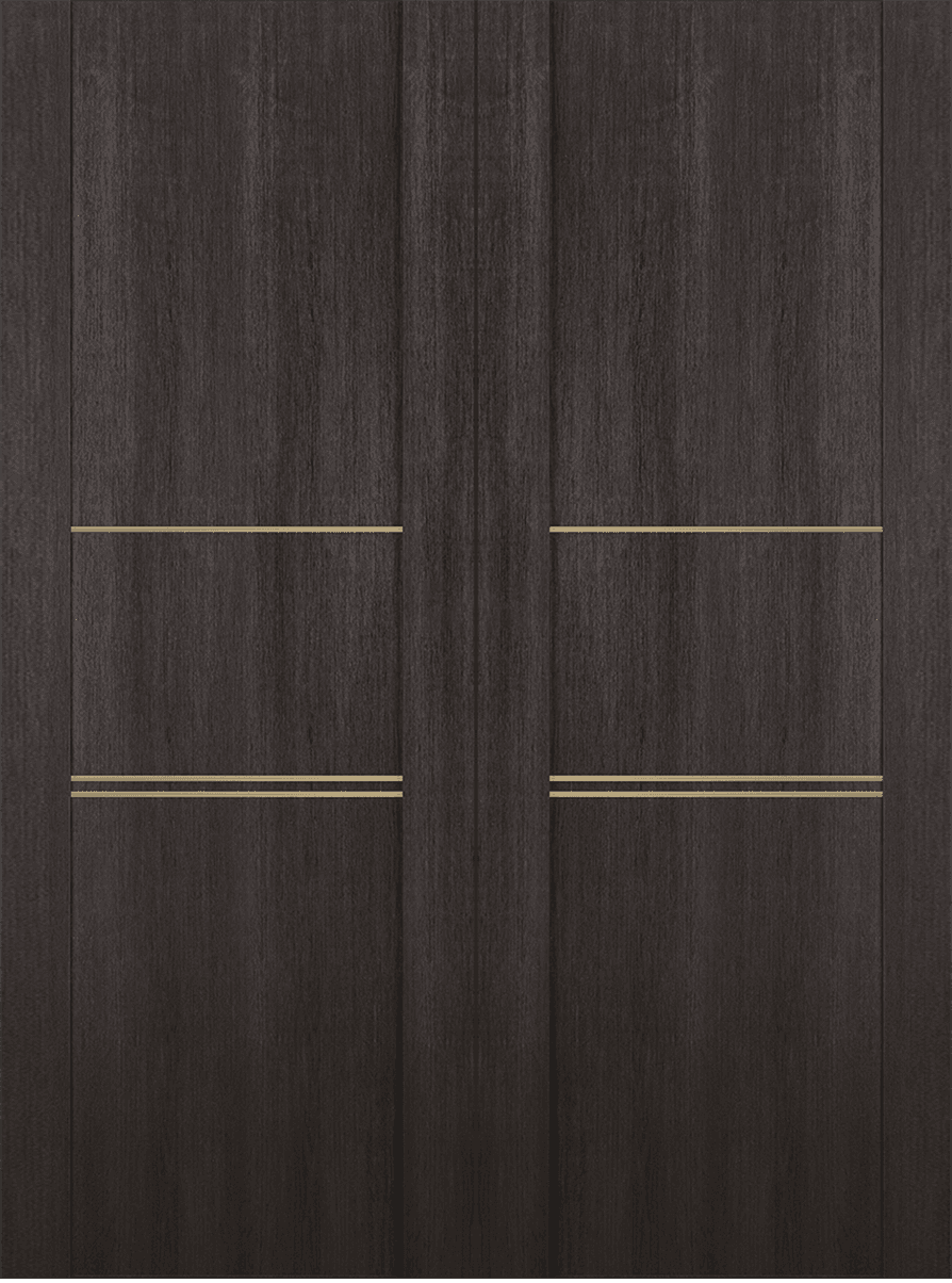 AVON 01 3H GOLD VERALINGA OAK DOUBLE BARN BELLDINNI MODERN INTERIOR DOOR - 2