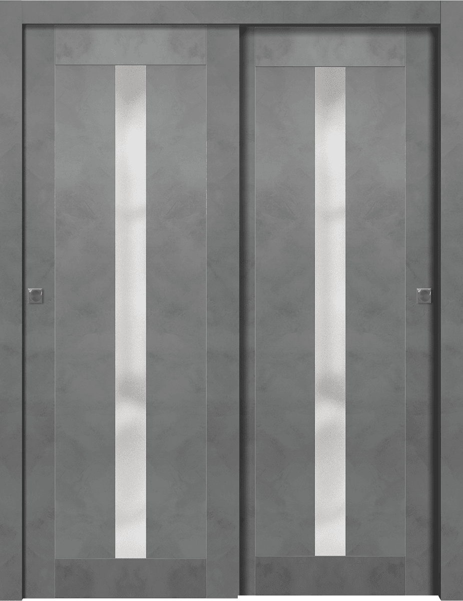 AVON 101 VETRO DARK URBAN BYPASS DOORS BELLDINNI MODERN INTERIOR DOOR