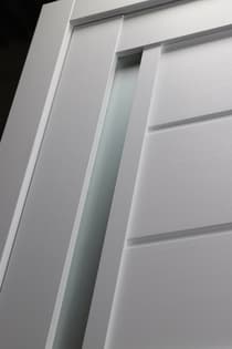 ESTA VETRO BIANCO NOBLE DOUBLE POCKET BELLDINNI MODERN INTERIOR DOOR - 4