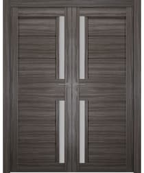 ESTA VETRO GRAY OAK CLOSET BELLDINNI MODERN INTERIOR DOOR - 1