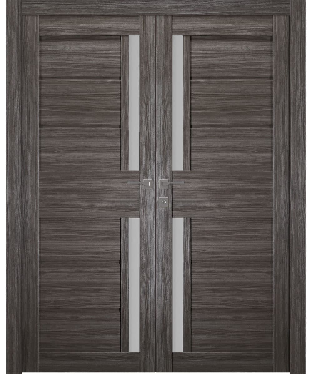 ESTA VETRO GRAY OAK CLOSET BELLDINNI MODERN INTERIOR DOOR - 1