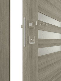 DOME VETRO SHAMBOR INVISIBLE METAL FRAME BELLDINNI MODERN INTERIOR DOOR - 3