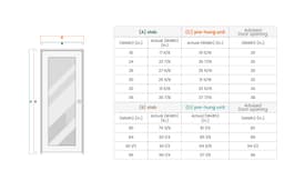 ROMI VETRO SNOW WHITE SWING BELLDINNI MODERN INTERIOR DOOR - 6