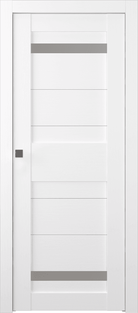 IMMA VETRO BIANCO NOBLE POCKET BELLDINNI MODERN INTERIOR DOOR - 1