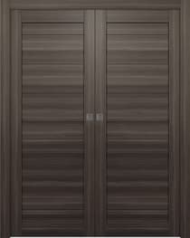 ERMI GRAY OAK DOUBLE POCKET BELLDINNI MODERN INTERIOR DOOR - 1