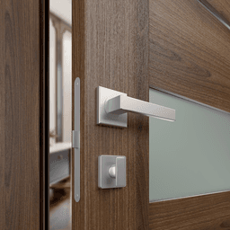 AVON 07-06 VETRO PECAN NUTWOOD DOUBLE DOORS BELLDINNI MODERN INTERIOR DOOR - 3