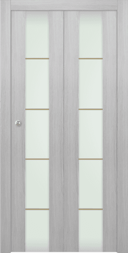 AVON 202 4H GOLD STRIPS VETRO RIBEIRA ASH BI-FOLD DOORS BELLDINNI MODERN INTERIOR DOOR - 1