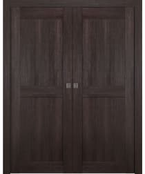 AVON 07 RN VERALINGA OAK DOUBLE POCKET BELLDINNI MODERN INTERIOR DOOR - 1