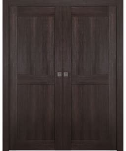 AVON 07 RN VERALINGA OAK DOUBLE POCKET BELLDINNI MODERN INTERIOR DOOR - 1
