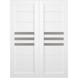 DOME VETRO BIANCO NOBLE BYPASS BELLDINNI MODERN INTERIOR DOOR - 2