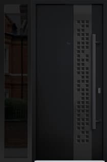 Single Modern Steel Exterior Door Deux 6078 - 2