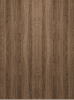 OPTIMA PECAN NUTWOOD DOUBLE MAGIC DOORS BELLDINNI MODERN INTERIOR DOOR - 2