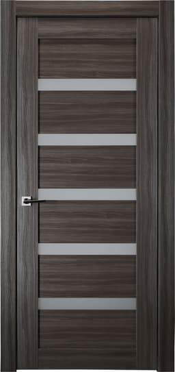 LEORA VETRO GRAY OAK SWING BELLDINNI MODERN INTERIOR DOOR - 1