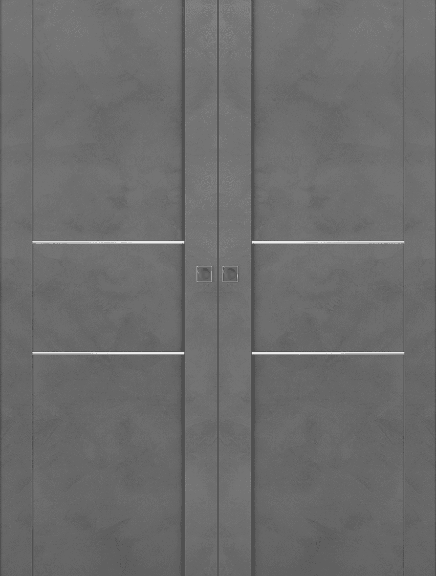 AVON 01 2H DARK URBAN DOUBLE MAGIC BELLDINNI MODERN INTERIOR DOOR - 1