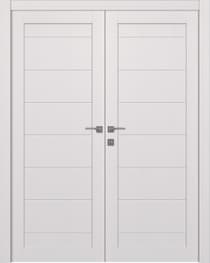 ERMI SNOW WHITE DOUBLE BELLDINNI MODERN INTERIOR DOOR - 1