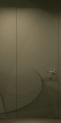 Primed Door Double Frameless Belldinni Modern Interior Door - 15