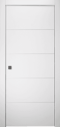ARVIKA POLAR WHITE POCKET BELLDINNI MODERN INTERIOR DOOR - 1