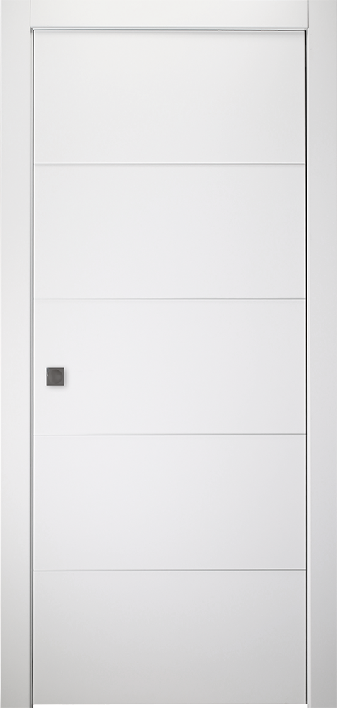 ARVIKA POLAR WHITE POCKET BELLDINNI MODERN INTERIOR DOOR