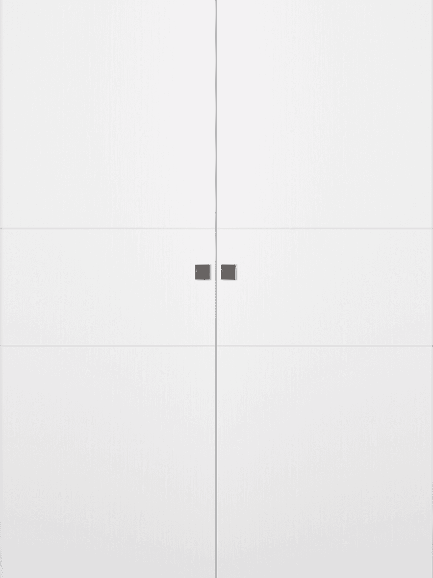 OPTIMA 2H SNOW WHITE DOUBLE MAGIC BELLDINNI MODERN INTERIOR DOOR - 1