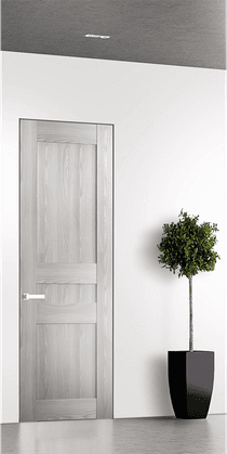 AVON 07 2R RIBEIRA ASH DOUBLE INVISIBLE METAL FRAME BELLDINNI MODERN INTERIOR DOOR - 1