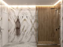 SMART PRO FLAT POLAR WHITE SWING BELLDINNI MODERN INTERIOR DOOR - 2