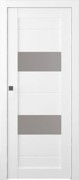 VITA VETRO BIANCO NOBLE POCKET BELLDINNI MODERN INTERIOR DOOR - 1