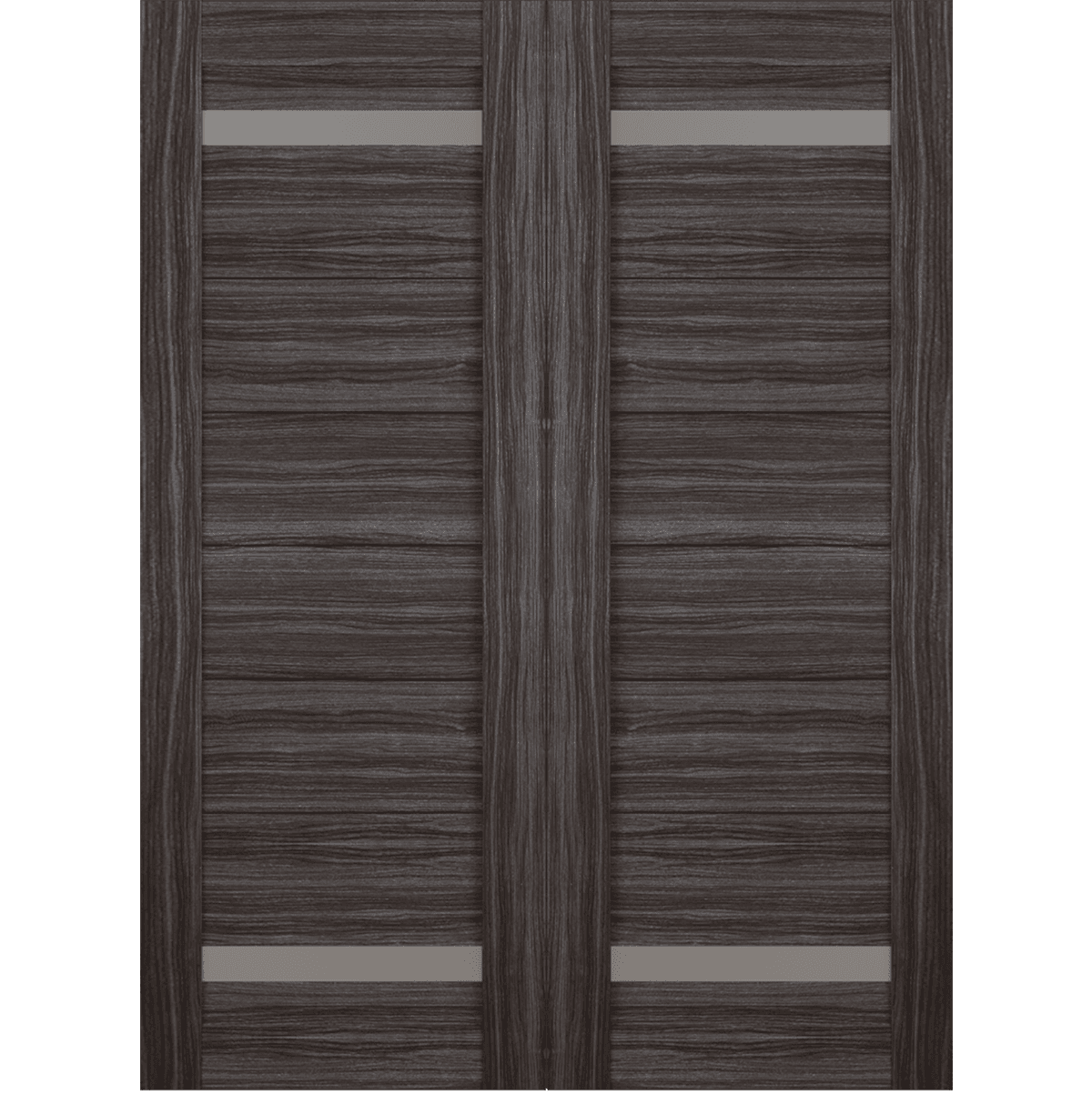 PERLA VETRO GRAY OAK BYPASS BELLDINNI MODERN INTERIOR DOOR - 2