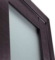 AVANTI 207 VETRO BLACK APRICOT CLOSET BELLDINNI MODERN INTERIOR DOOR - 3