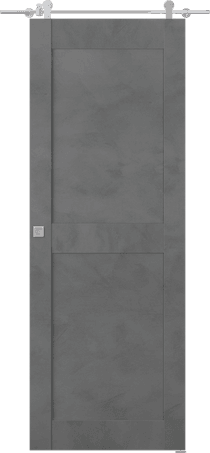 AVON 07 2RN DARK URBAN DOUBLE BARN BELLDINNI MODERN INTERIOR DOOR - 1