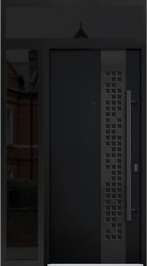 Single Modern Steel Exterior Door Deux 6078 - 5