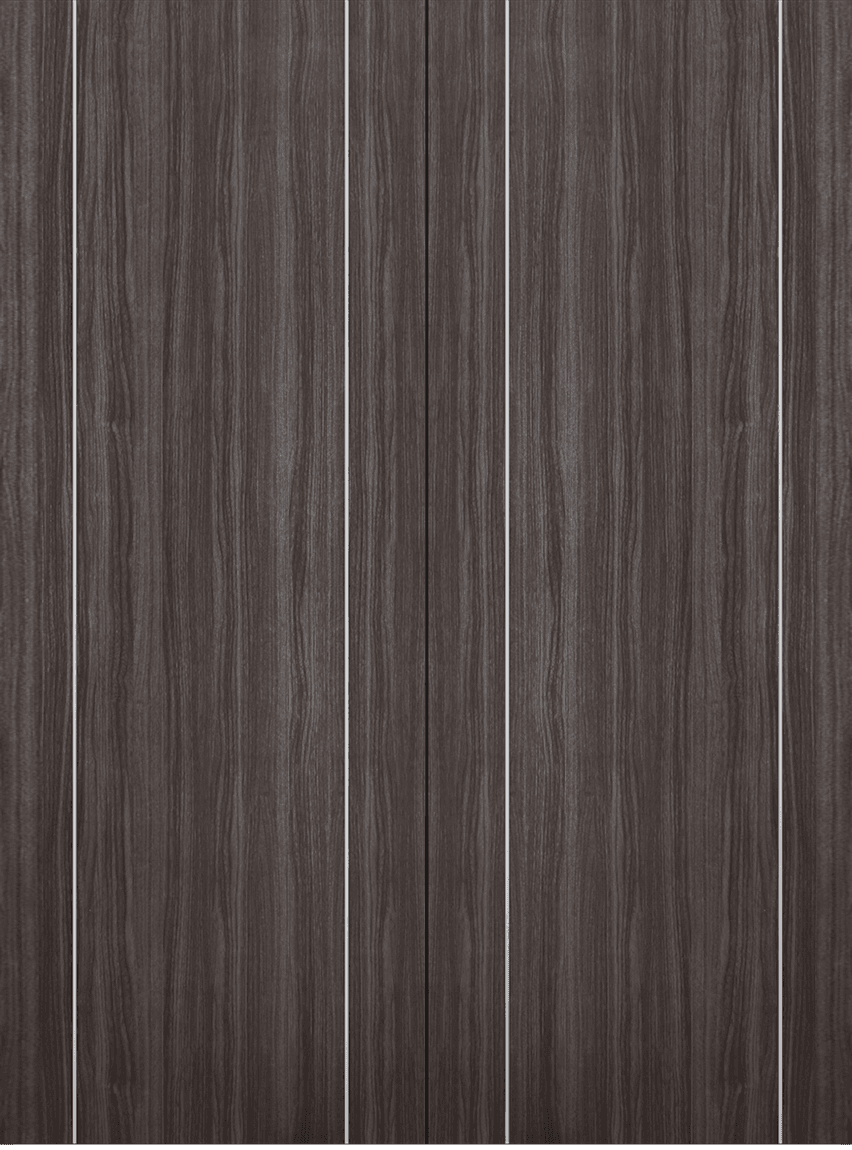 PALLADIO 2U GRAY OAK DOUBLE BARN BELLDINNI MODERN INTERIOR DOOR - 2