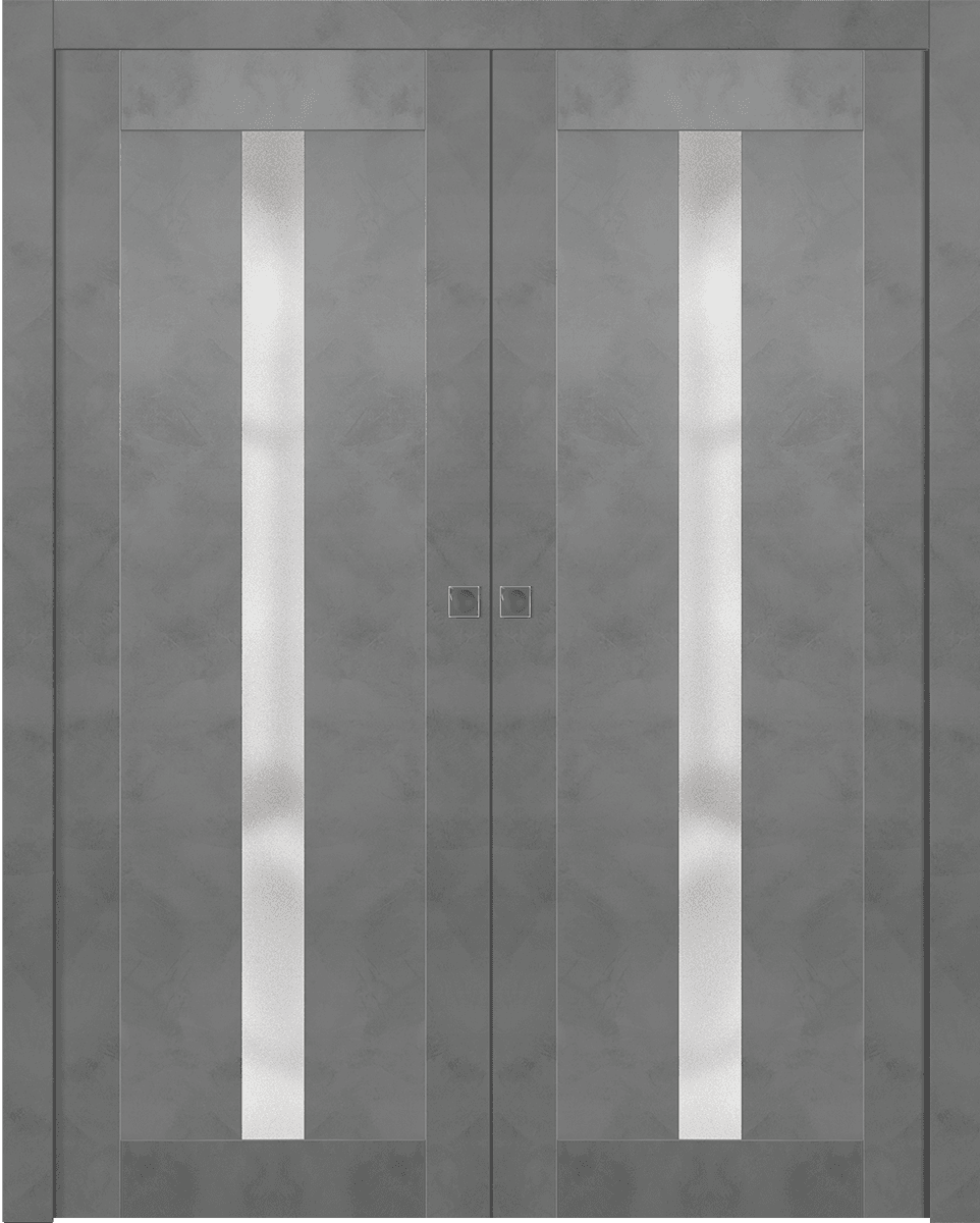 AVON 101 VETRO DARK URBAN DOUBLE POCKET BELLDINNI MODERN INTERIOR DOOR
