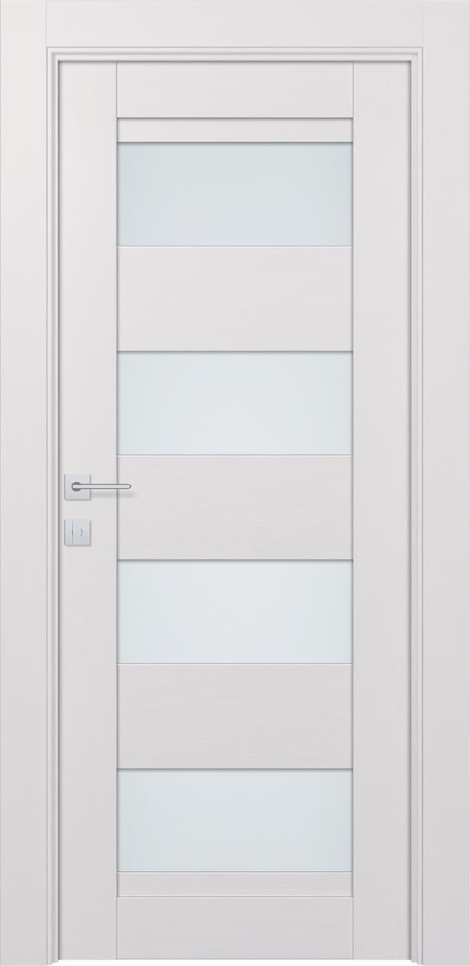 DELLA VETRO BIANCO NOBLE SWING BELLDINNI MODERN INTERIOR DOOR