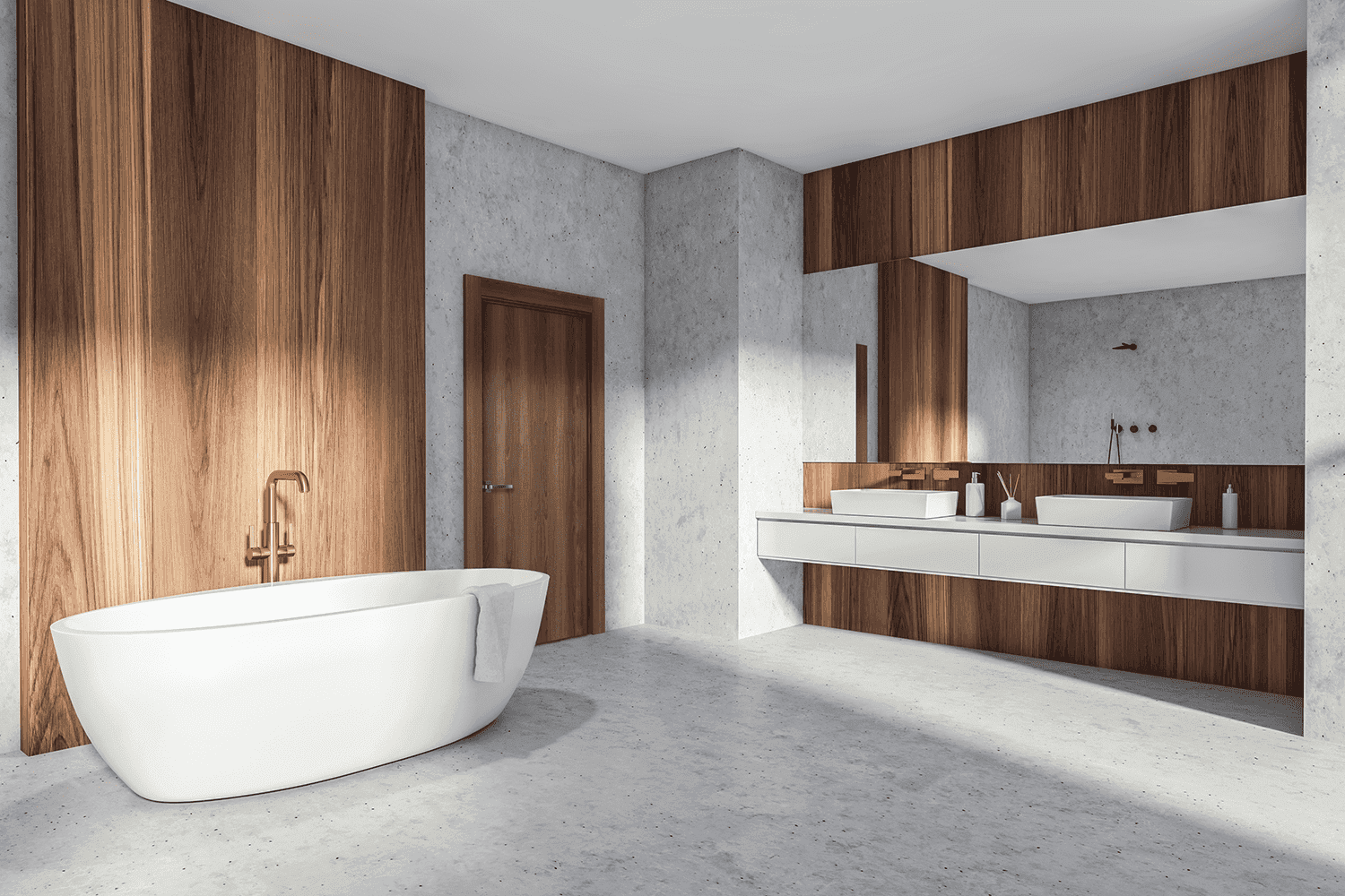 OPTIMA PECAN NUTWOOD BARN DOORS BELLDINNI MODERN INTERIOR DOOR - 2