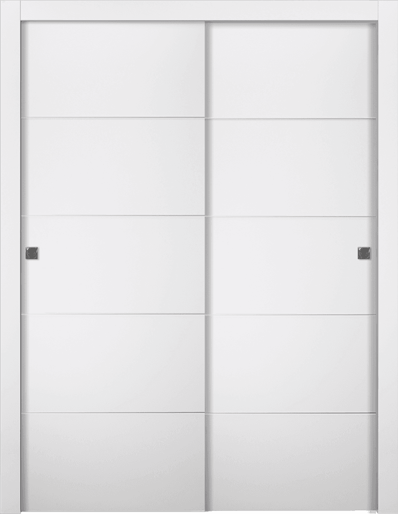 ARVIKA POLAR WHITE BYPASS BELLDINNI MODERN INTERIOR DOOR