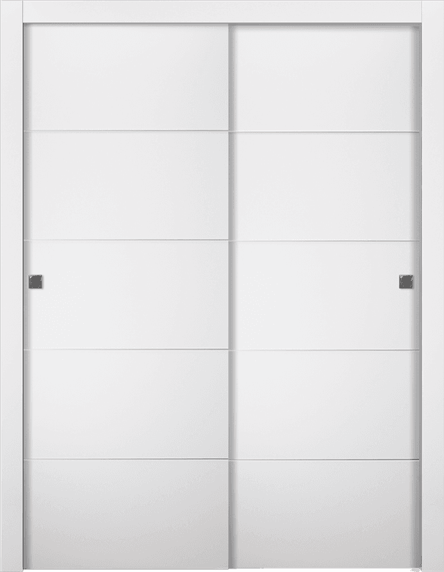 ARVIKA POLAR WHITE BYPASS BELLDINNI MODERN INTERIOR DOOR