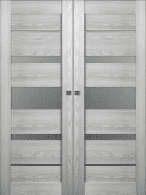 AVON 07-03 VETRO RIBEIRA ASH DOUBLE MAGIC BELLDINNI MODERN INTERIOR DOOR - 1