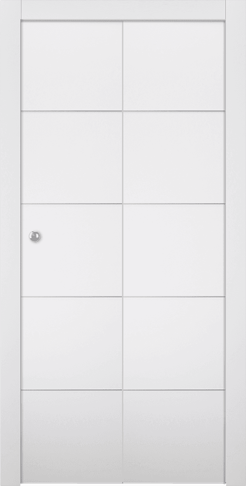 SMART PRO 4H POLAR WHITE BI-FOLD BELLDINNI MODERN INTERIOR DOOR - 1