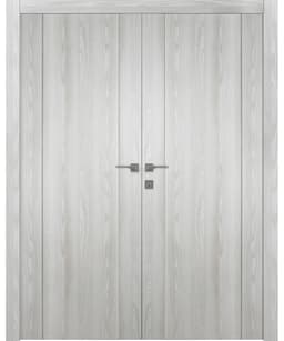 AVON 01 RIBEIRA ASH DOUBLE BELLDINNI MODERN INTERIOR DOOR - 1