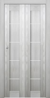 AVON 07 4H RIBEIRA ASH BI-FOLD BELLDINNI MODERN INTERIOR DOOR - 1