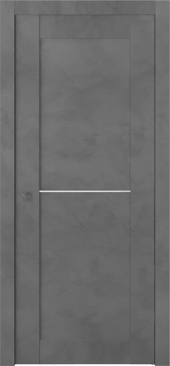 AVON 07 1H DARK URBAN POCKET BELLDINNI MODERN INTERIOR DOOR - 1